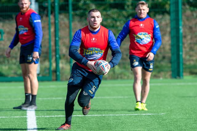 Cameron Smith in training. 
Picture: Bruce Rollinson.