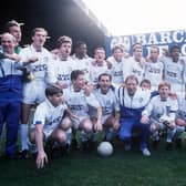 Memories from Leeds United's Elland Road promotion celebrations in 1990. PICS: Varley Picture Agency