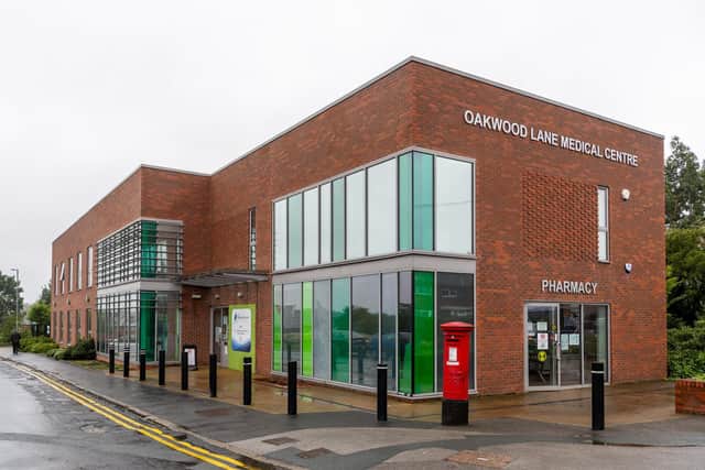 The surgery building at Oakwood.
