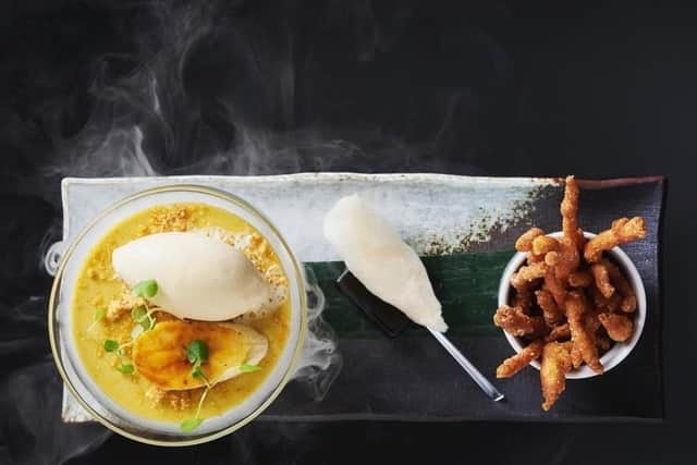 Banana fritters are among the new dishes for Tattu in Leeds.
