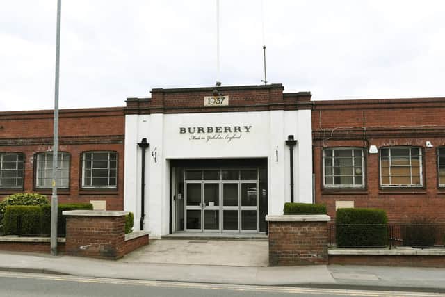 Burberry factory in Castleford.