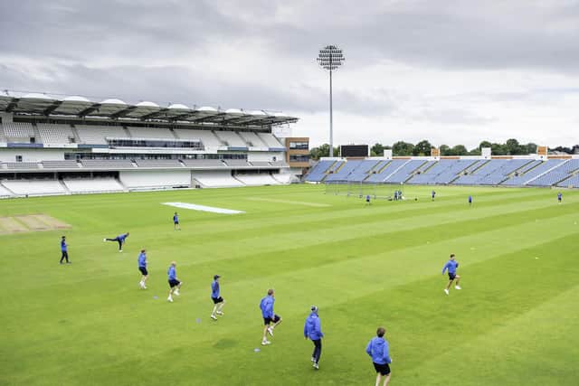 Yorkshire return to training after the long lay-off due to the Coronovirus Covid 19 pandemic. Pictures: Allan McKenzie/SWpix.com