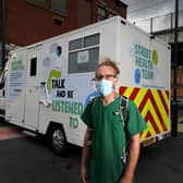 Dominic Maddocks takes healthcare on to the streets in Leeds city centre.