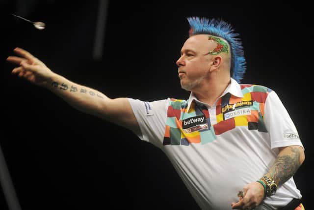 Current world champion Peter Wright. Picture by Steve Riding.