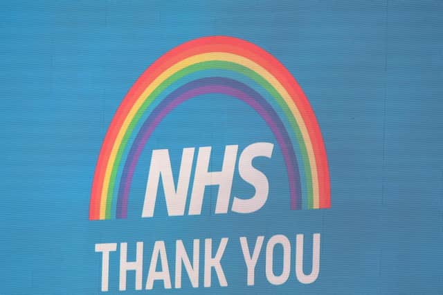 HEROES: The NHS in the fight against COVID-19. Photo by Stu Forster/Getty Images.