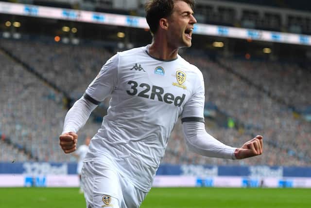 SAME AGAIN? Leeds United's no 9 Patrick Bamford is just evens to score against Barnsley and net at Elland Road for the second game in a row to take his tally for the season to 17. Photo by George Wood/Getty Images.