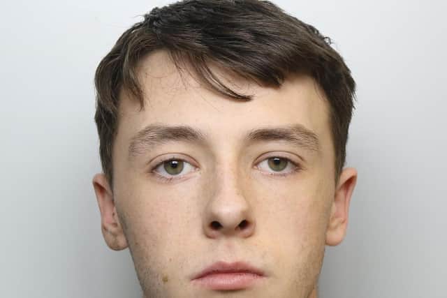 Burglar Lewis Woodcock was sent to a young offender institution for 32 months.