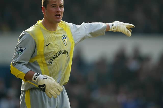 POINTING TO THE PREMIER: Former Leeds United goalkeeper Paul Robinson. Photo by Ross Kinnaird/Getty Images.