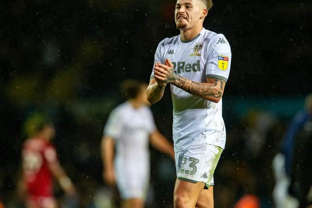 VINDICATED - Kalvin Phillips passed up the opportunity to go to the Premier League last summer, remaining wth his beloved Leeds United, who are now promoted. Pic: Bruce Rollinson