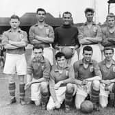 BREAKTHROUGH SEASON: A 20-year-old Jack Charlton, third from right, with the Leeds United side that went on to seal promotion, pictured in August 1955. Picture by YPN.