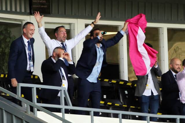 GLORIOUS - Victor Orta's commitment to his binoculars gag was fulsome. The Leeds United director of football has lived some of the pain fans have experienced says Daniel Chapman. Pic: Andrew Varley