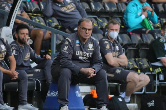 STAYING PUT? Leeds United are confident Marcelo Bielsa will remain at Elland Road to lead the club into the Premier League. Pic: Andrew Varley