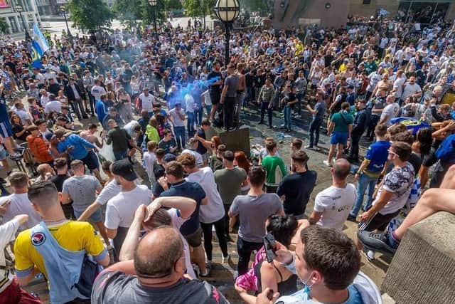 Celebrations in Millenium Square at the weekend. (Pic: James Hardisty)