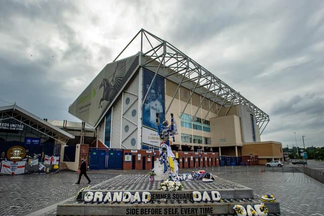 FIVE-YEAR DEAL: Between Leeds United and adidas. Picture by Bruce Rollinson.