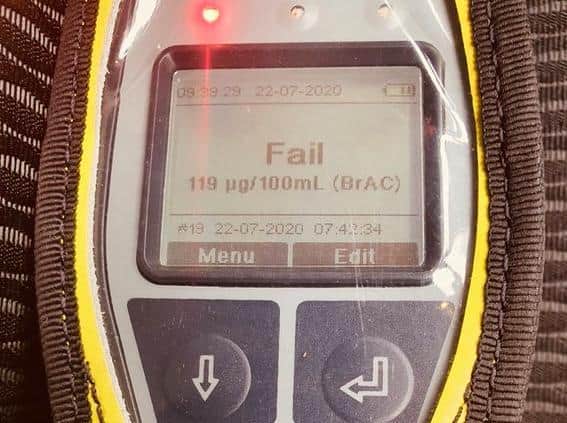 A Leeds drink driver was found to be four times over the limit at 8am. Photo: West Yorkshire Police