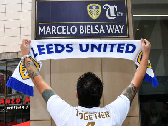 Trinity Leeds has unveiled Marcelo Bielsa Way, a new street name at the shopping centre
