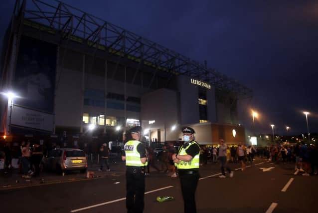 Scenes at Elland Road over the weekend.