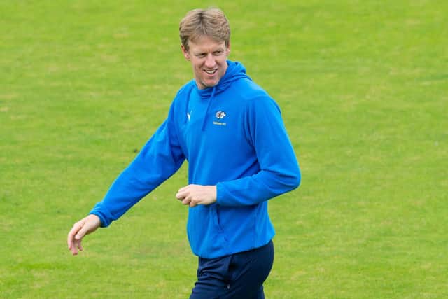 BACK IN THE SWING OF IT: Yorkshire's Steve Patterson, pictured during a recent training session at Headingley. Picture by Allan McKenzie/SWpix.com
