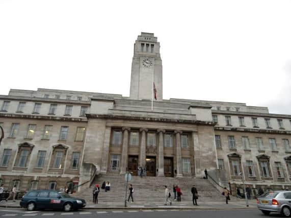 The University of Leeds' Parkinson Building. Picture: Tony Johnson.