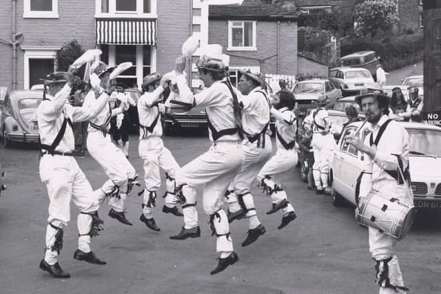 The Morris dancing team in action. Photo: Leeds Morris Men