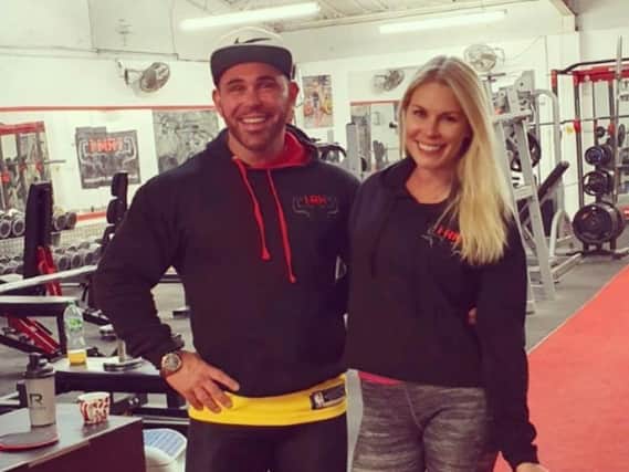 Gemma Sisson pictured with her partner Ricky Moore