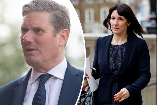 Labour leader Sir Keir Starmer, left, and Leeds West MP and Shadow Cabinet Minister Rachel Reeves, right. Photo: PA/Getty