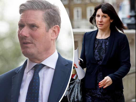 Labour leader Sir Keir Starmer, left, and Leeds West MP and Shadow Cabinet Minister Rachel Reeves, right. Photo: PA/Getty