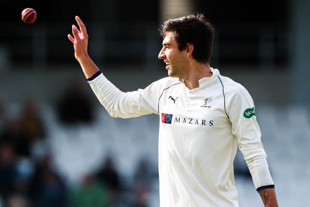 Picture by Alex Whitehead/SWpix.com - 16/09/2019 - Cricket - Specsavers County Championship - Yorkshire CCC v Kent CCC, Day 1 - Emerald Headingley Stadium, Leeds, England - Yorkshire's Duanne Olivier.
