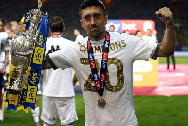 WINNER - Pablo Hernandez was recognised for his influence on Leeds United's title-winning season. Picture: PA