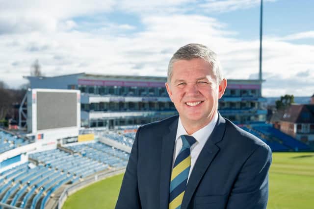 HOPEFUL: Yorkshire CCC chief executive, Mark Arthur. Picture by Allan McKenzie/SWpix.com.