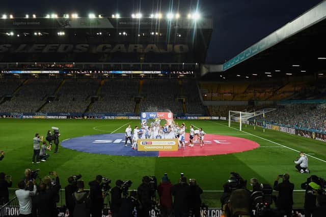 HUGE DEMAND: For Leeds United's fans to return to Elland Road to support their team in the Premier League. Photo by Michael Regan/Getty Images.