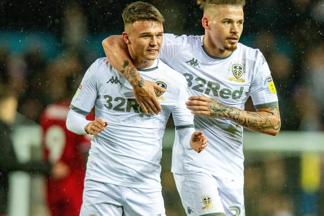 Leeds United's Jamie Shackleton and Kalvin Phillips. (Tony Johnson)