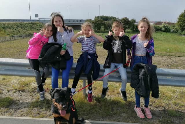 Group of youngsters who took on the Emmaus challenge to raise funds for the charity's work