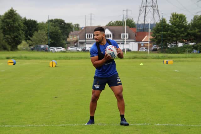Kruise Leeming in training.