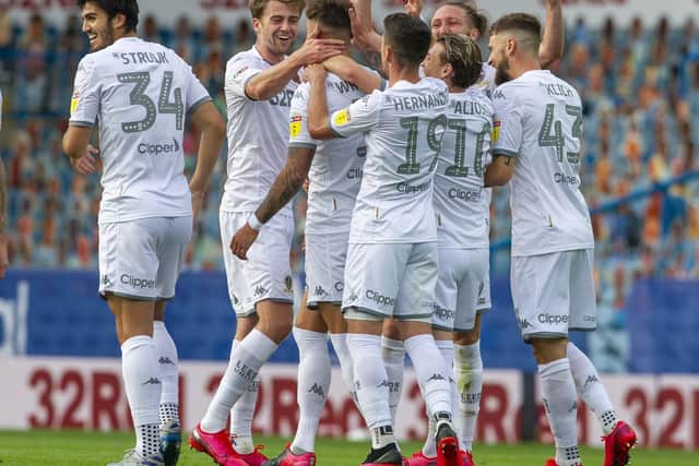 WORTH THE WAIT - Ben White didn't score for Leeds United until the last day of the season but when it arrived, it was a beauty. Pic: Tony Johnson