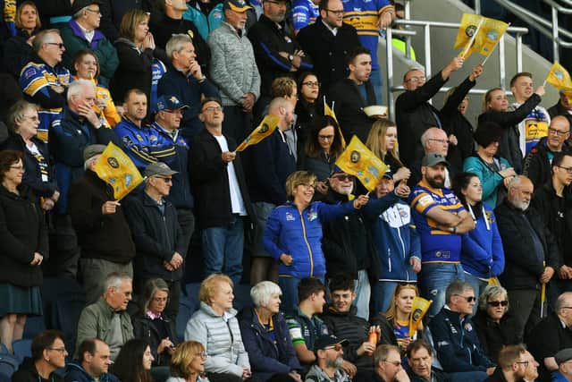 Rhinos fans have shown their true colours following financial woes caused by Covid-19. Picture by Jonathan Gawthorpe.