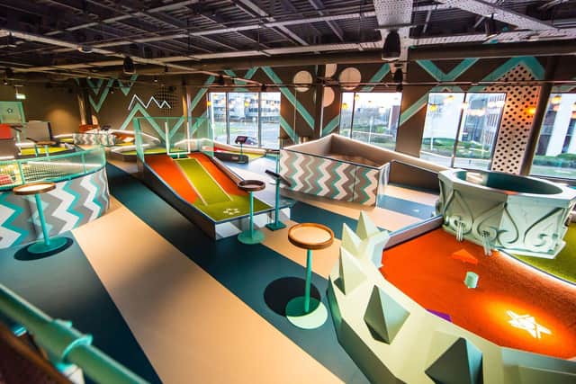 Puttstars at Thorpe Park in Leeds has reopened after lockdown.