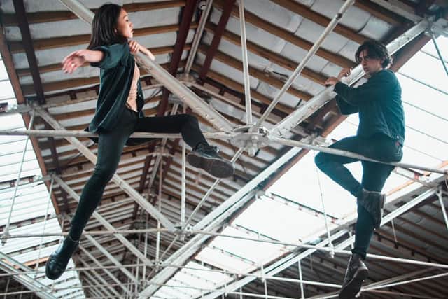 Roots sees Minju Kang and Lorenzo Trossello, who isolated as a couple through lockdown, perform in Salts Mill, Saltaire.