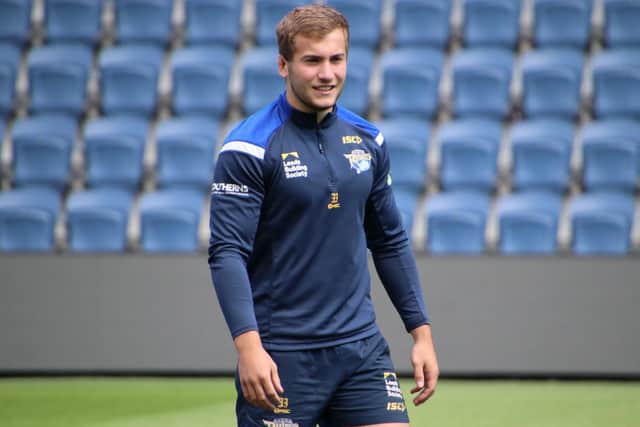 Leeds Rhinos Jarrod O'Connor in training. Picture: Phil Daly/Leeds Rhinos/SWpix.com.