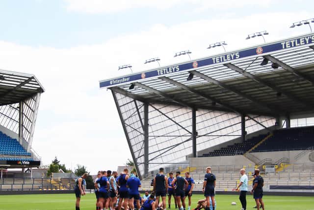 Leeds Rhinos players train at Headingley. Picture: Phil Daly/Leeds Rhinos/SWpix.com.