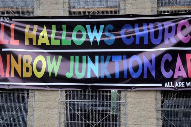 Rainbow Junktion Cafe operates from All Hallows Church.