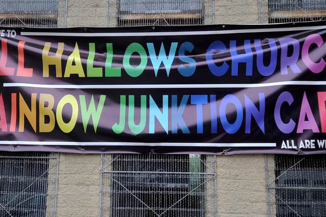 Rainbow Junktion Cafe operates from All Hallows Church.