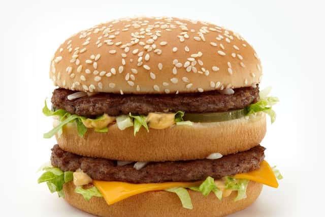 The price of a McDonald's Big Mac has halved. Photo: McDonald's