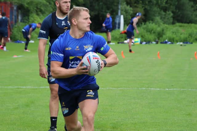 Brad Dwyer at training ahead of Sunday's game. Picture by Phil Daly.