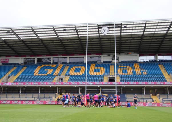 The Global East Stand as it is no known at Emerald Headingley. Picture via Leeds Rhinos.