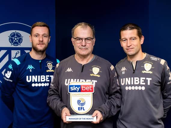TREBLE - Marcelo Bielsa has now won three Manager of the Month awards at Leeds United, equalling David O'Leary's record.
