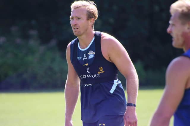 Matt Prior in training. Picture: Phil Daly/Leeds Rhinos/SWpix.com.