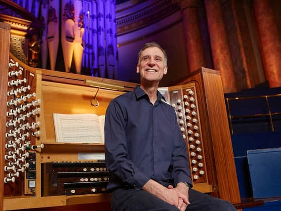 Leeds City organist, Darius Battiwalla.
