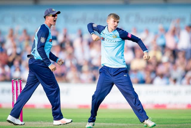 Set for first-class debut: Yorkshire's Jack Shutt. Picture: SWPix