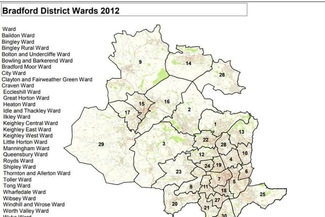 This map outlines the Bradford District. If you pay your council tax to Bradford Council, you are required to follow the new measures (Photo: Bradford Council)